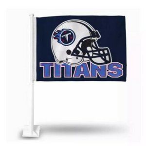 Tennessee Titans Helmet NFL Car Flag